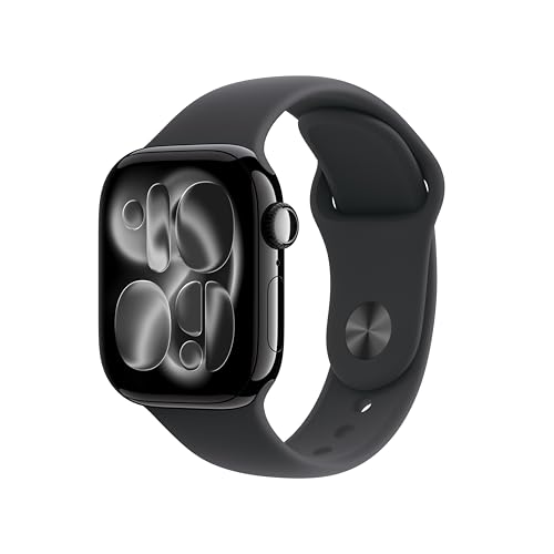 Apple Watch Series 11 GPS 42mm Alluminio Jet Black, Cinturino Sport M/L