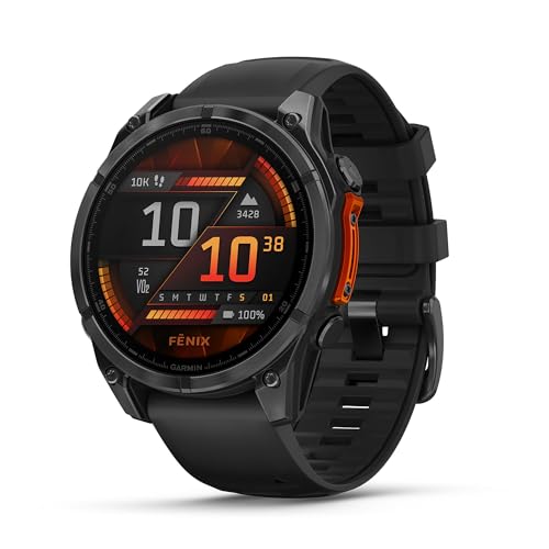 Garmin fēnix 8 AMOLED 47mm GPS 16gg Mappe Sport - Slate Gray & Black