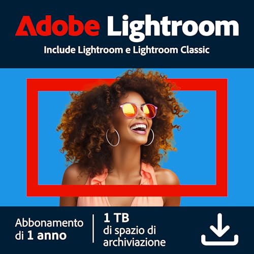 Adobe Lightroom Classic + 1TB Cloud | 1 Anno | PC/Mac