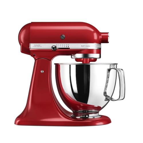 Kitchenaid Planetaria Artisan - 4.8L, Testa Inclinabile, Rosso Impero