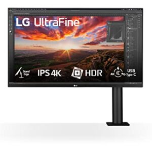 LG 32UN880K Monitor 32" 4K UHD Ergo, HDR, USB-C - Nero