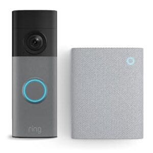 Ring Wired Video Doorbell con Chime 3ª gen - Grigio/Bianco