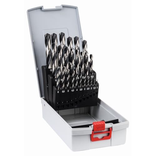 Bosch Professional Set 25 Punte HSS PointTeQ 1-13mm Metallo