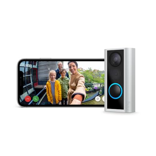 Ring Spioncino Videocamera HD 1080p Wi-Fi per porte 54-75 mm