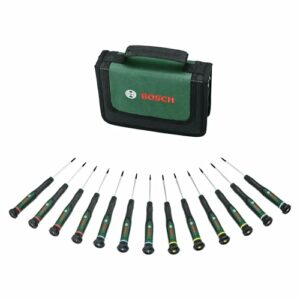 Bosch Set Cacciaviti Precisione 13pz PH/TX/HEX/SL