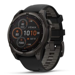 Garmin Fenix 8 47mm Solare Sapphire Grigio Titanio