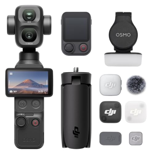 DJI Osmo Pocket 4P Combo Vlog, Fotocamera 4K