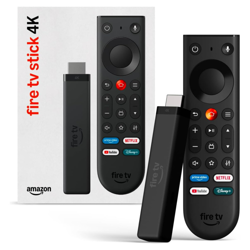 Amazon Fire TV Stick 4K con Telecomando Fire TV - Black