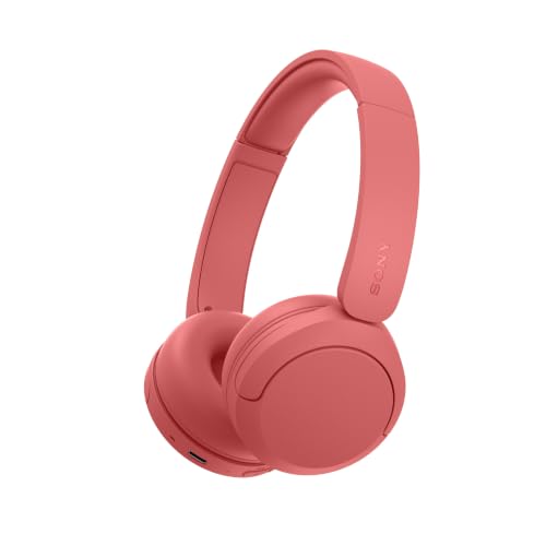 Sony WH-CH530 Cuffie Bluetooth Wireless con DSEE - Rosso Corallo