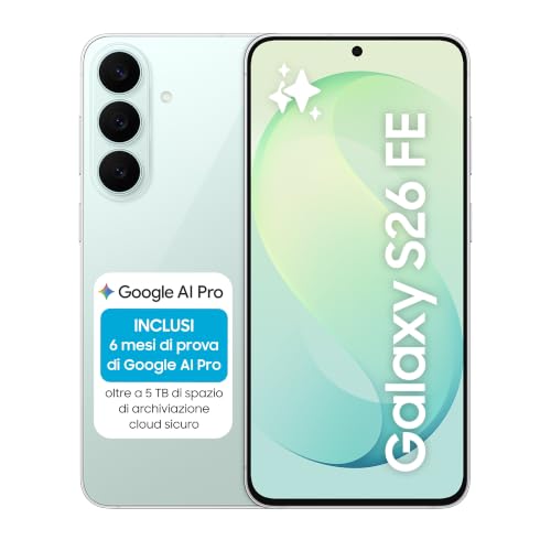 Samsung Galaxy S26 FE 256GB Versione Italiana - Pistachio