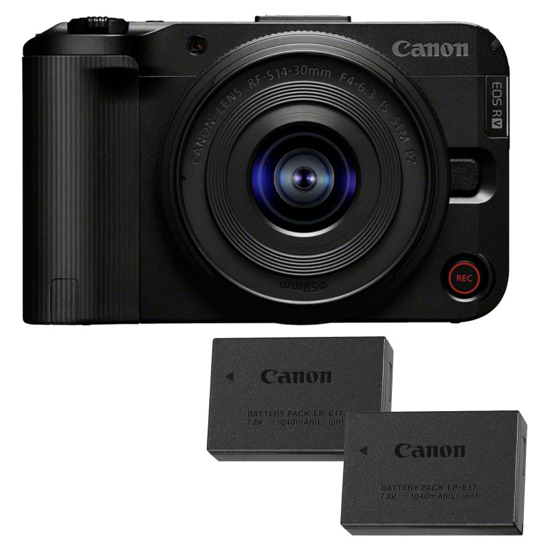 Canon EOS R50 con RF-S 14-30mm e 2x Batterie 